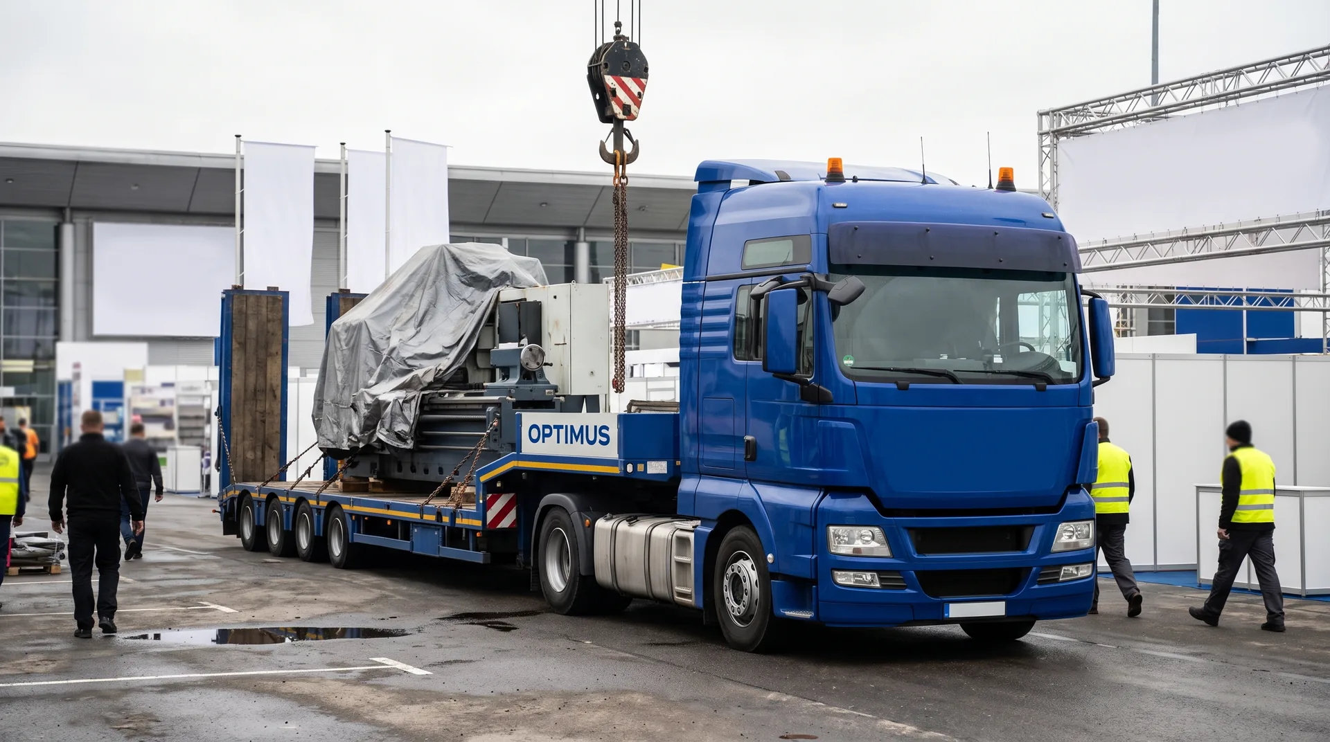 METAL and Przemysłowa Wiosna: moving a machine tool onto a Kielce stand