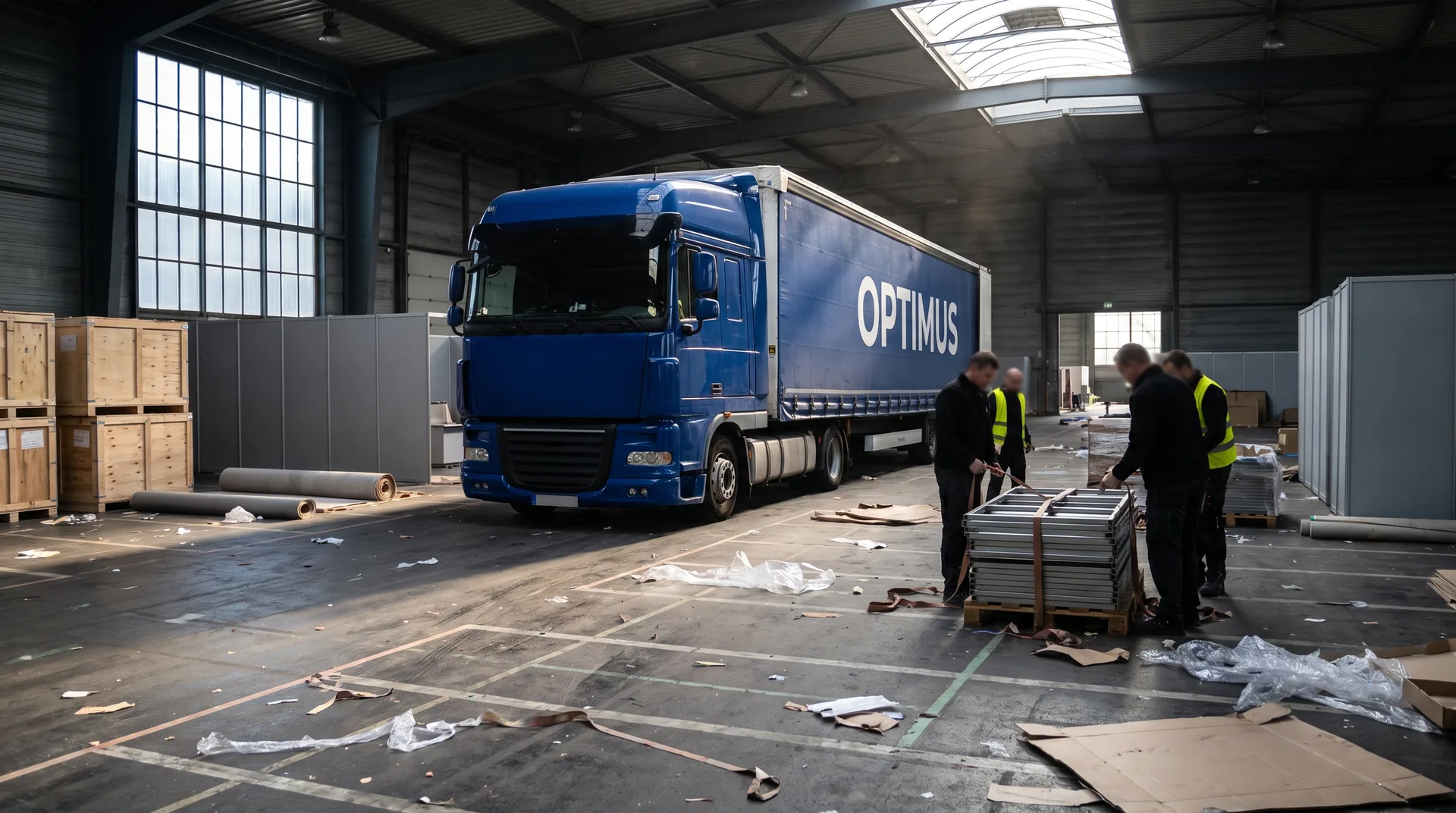 After breakdown: return, storage for the next edition, or disposal
