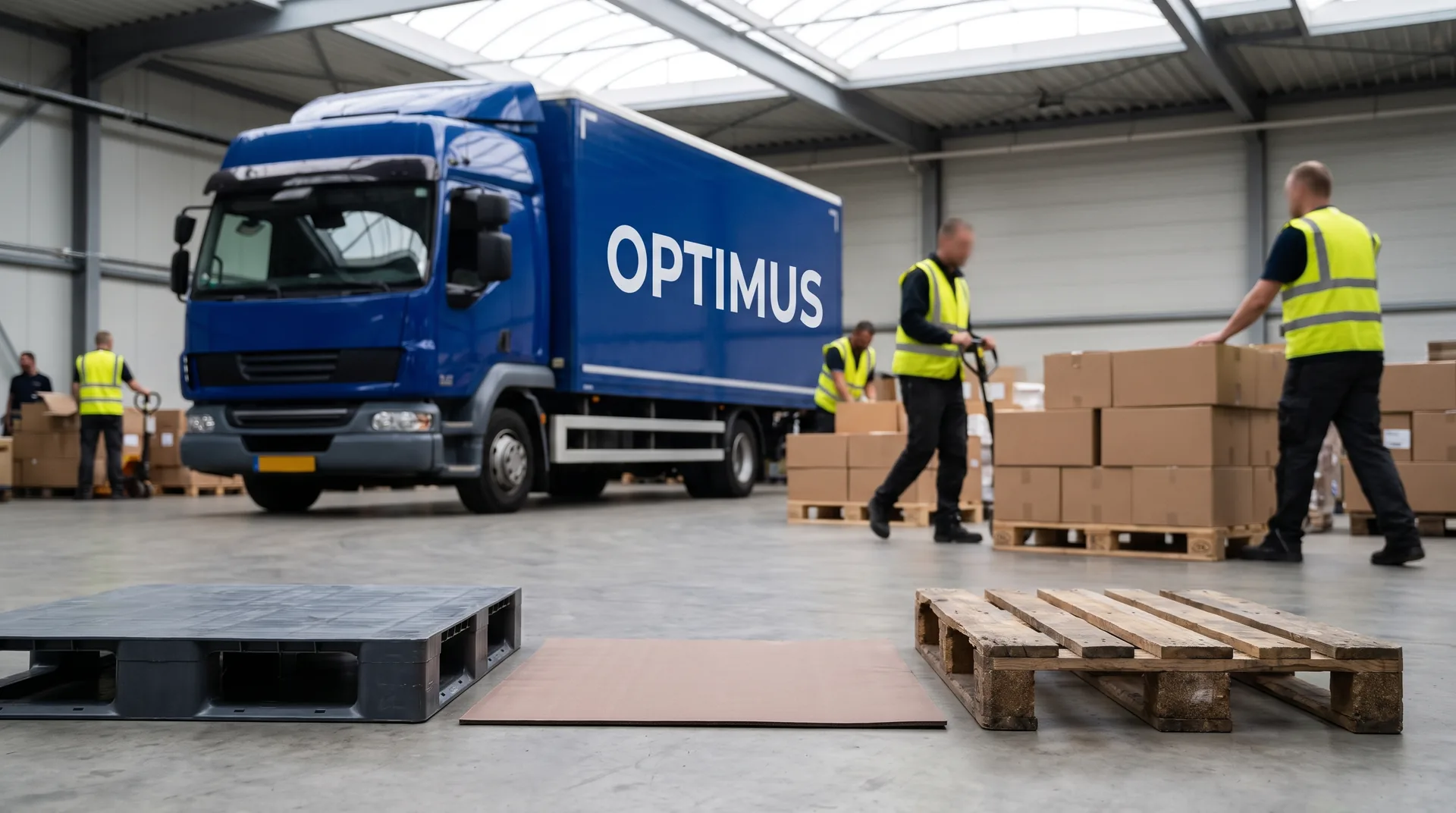 Plastic and metal pallets on UK exports: when they replace wood