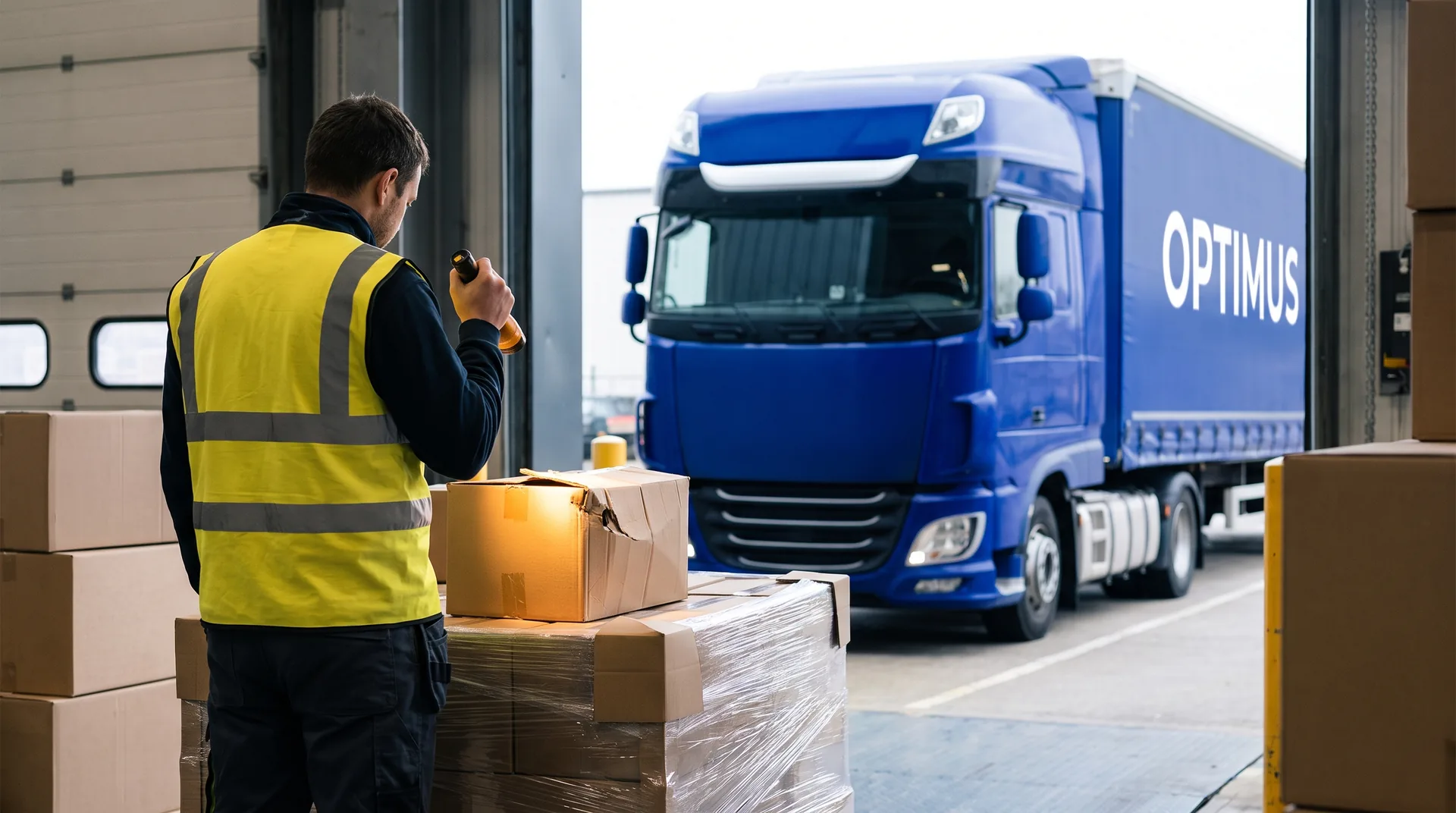 Checking goods at the shipper before repacking at the Polish hub