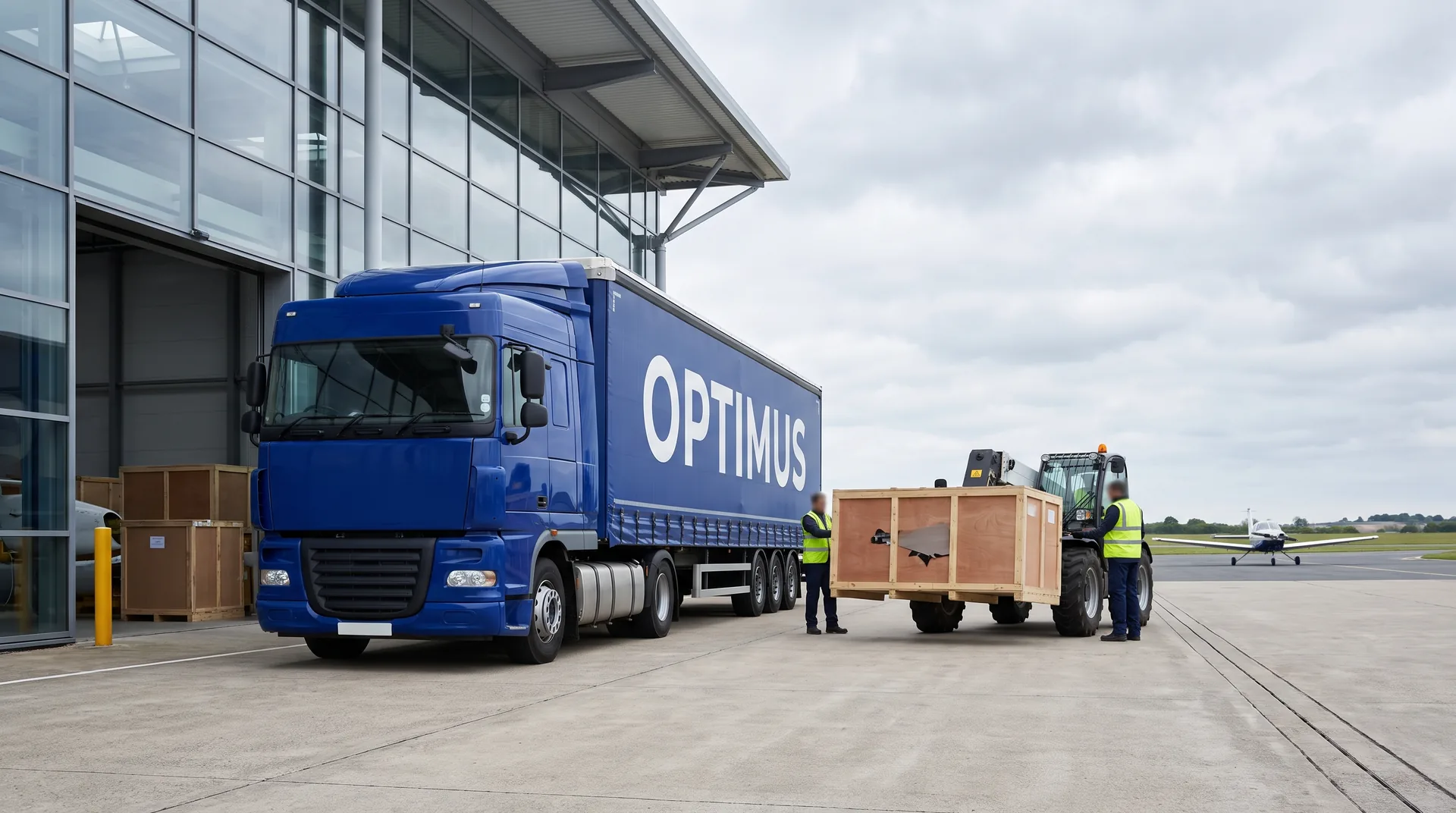 Farnborough: the exhibitor gate and exclusive freight agent