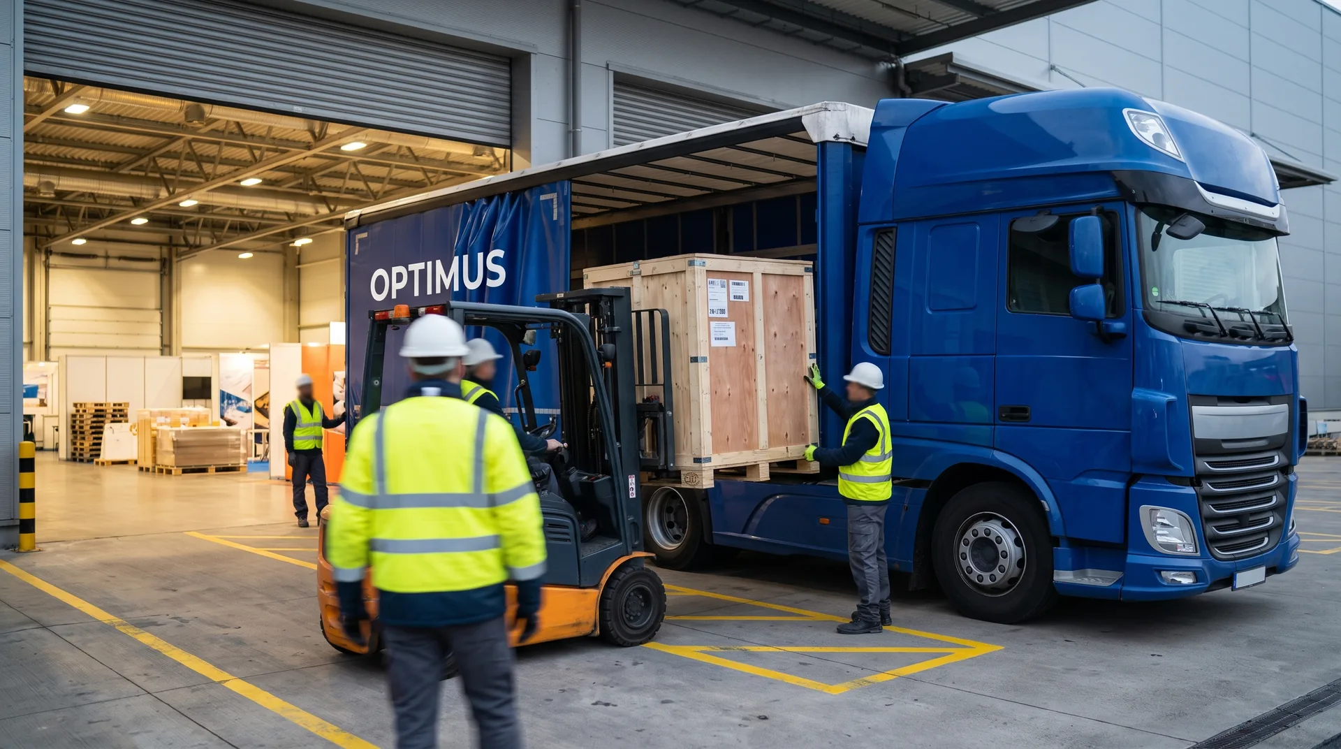 Unloading inside a venue: who does it, with what and at whose cost