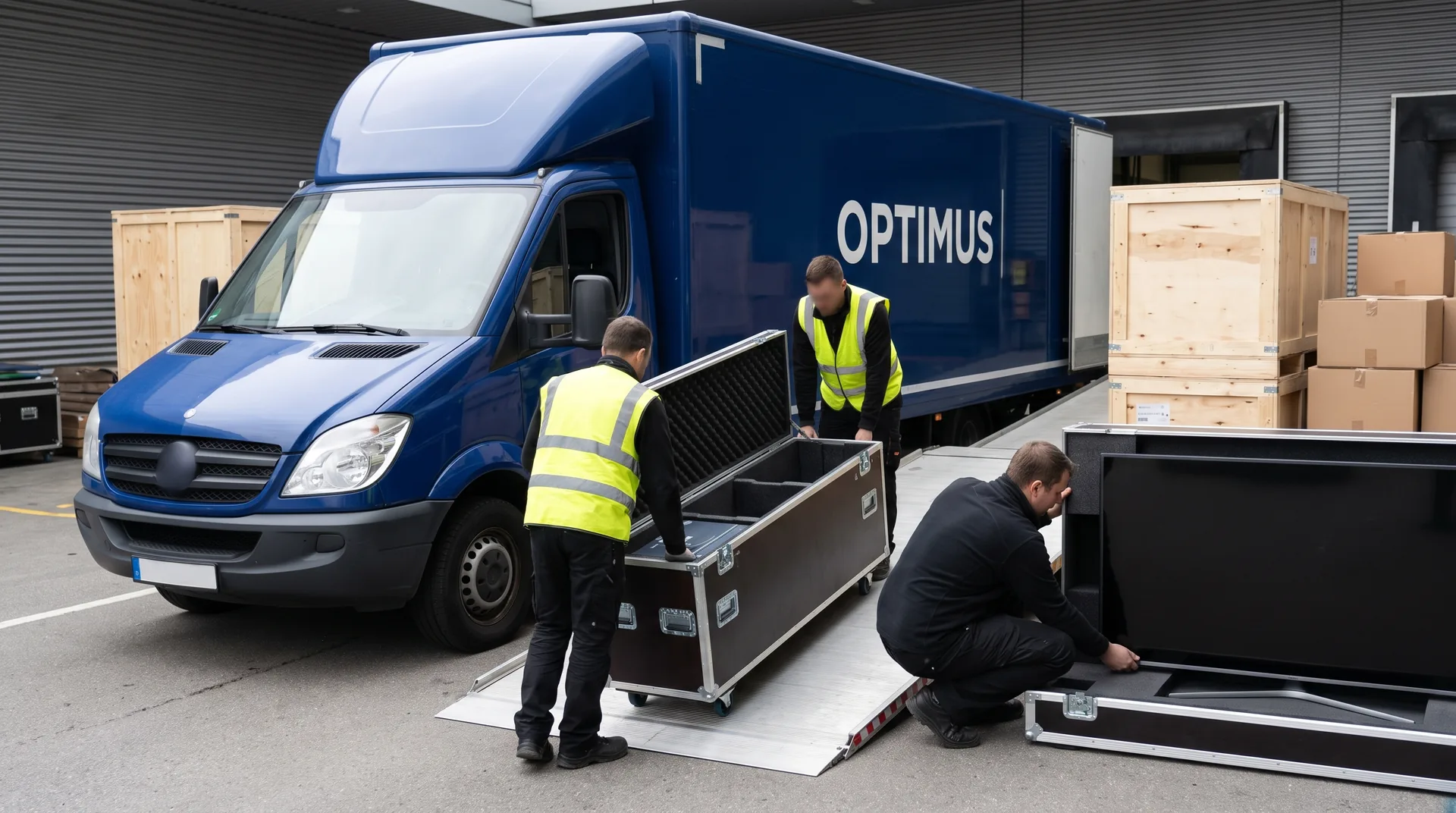 AV equipment and electronics on a stand: transport and risks