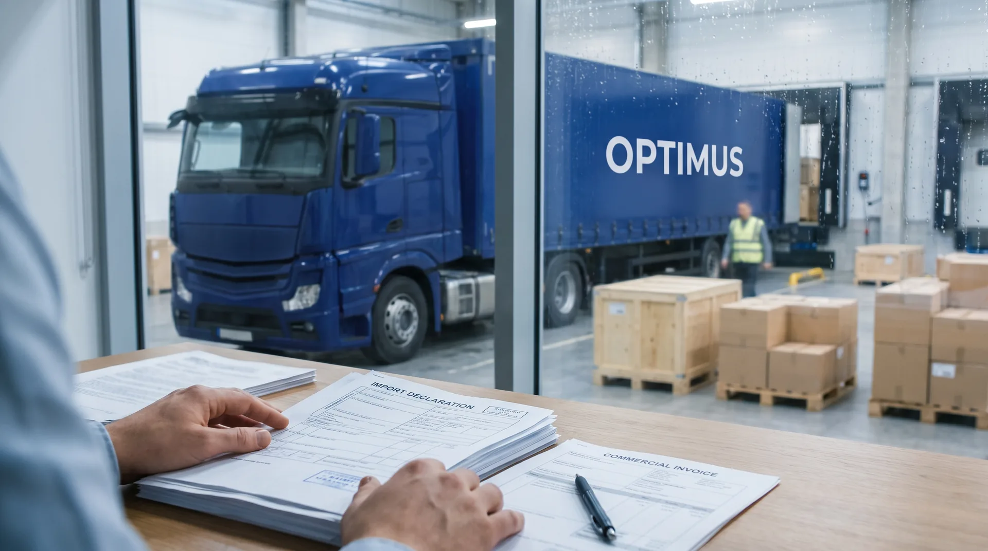 Who is the importer on a delivery to an Amazon warehouse