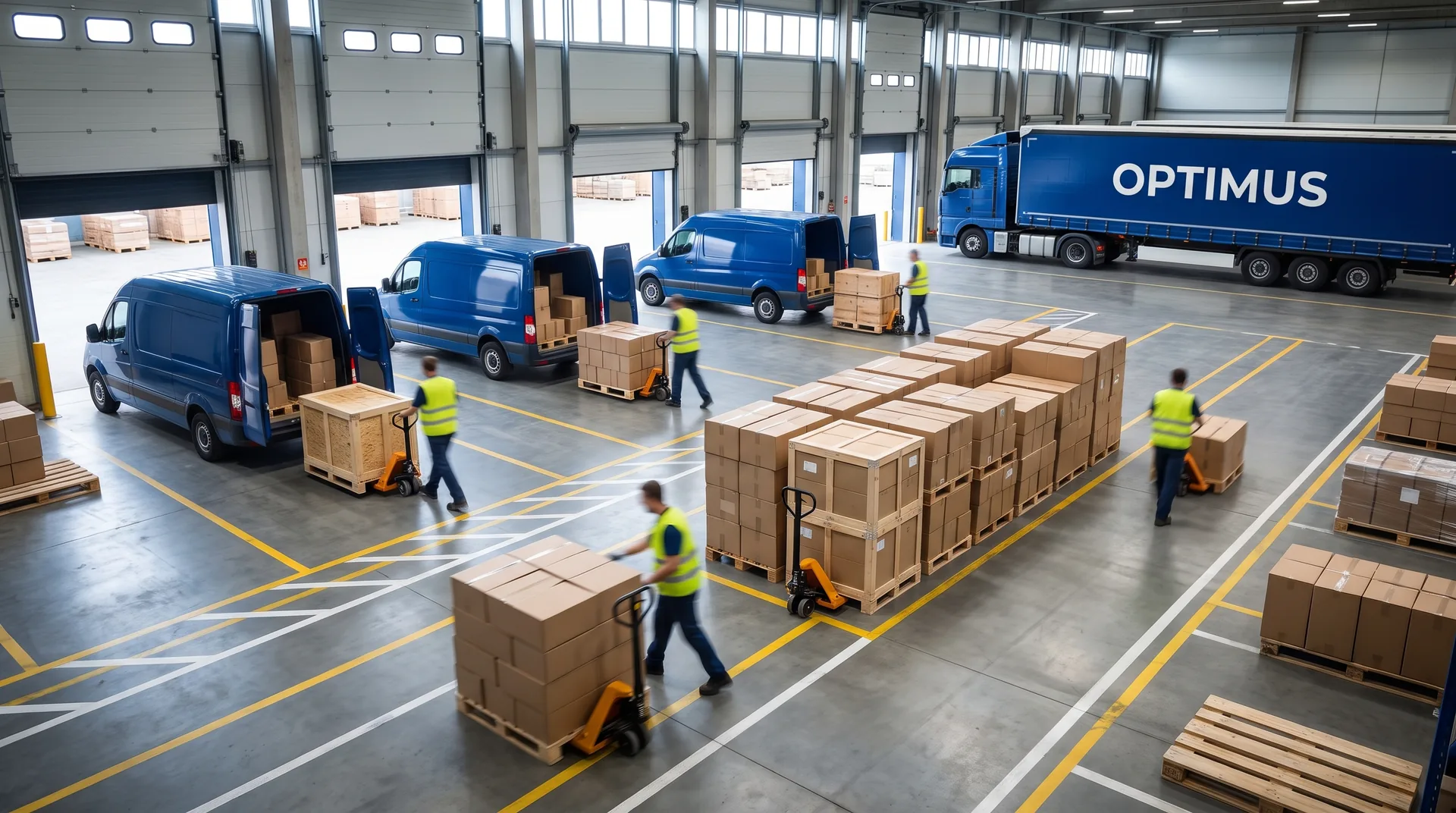 Building one Amazon shipment from several collection points