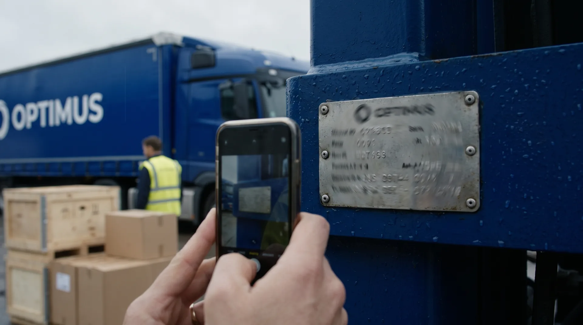 Serial number and nameplate at customs
