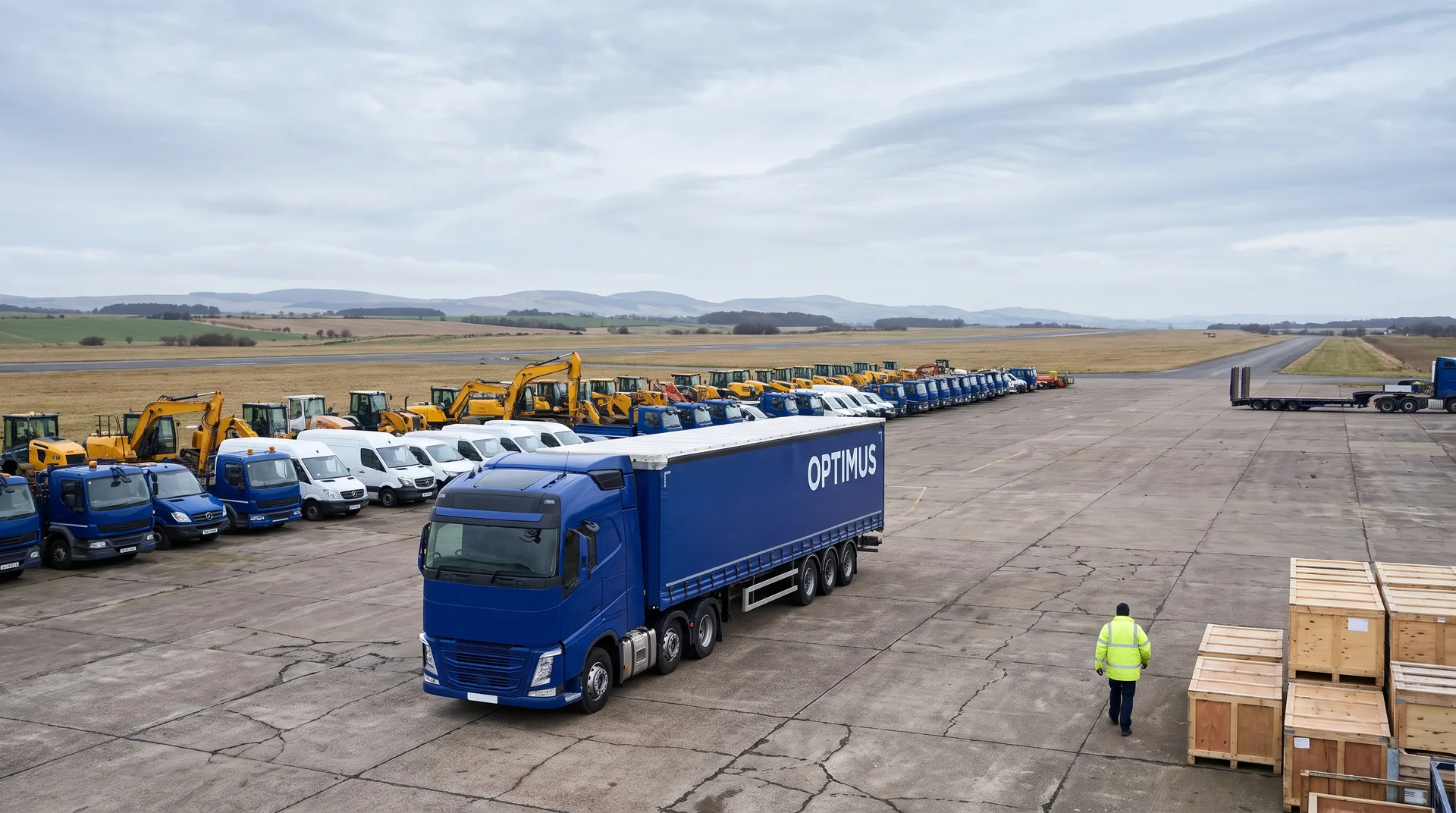 Morris Leslie: collecting a machine in Scotland and hauling it to Poland