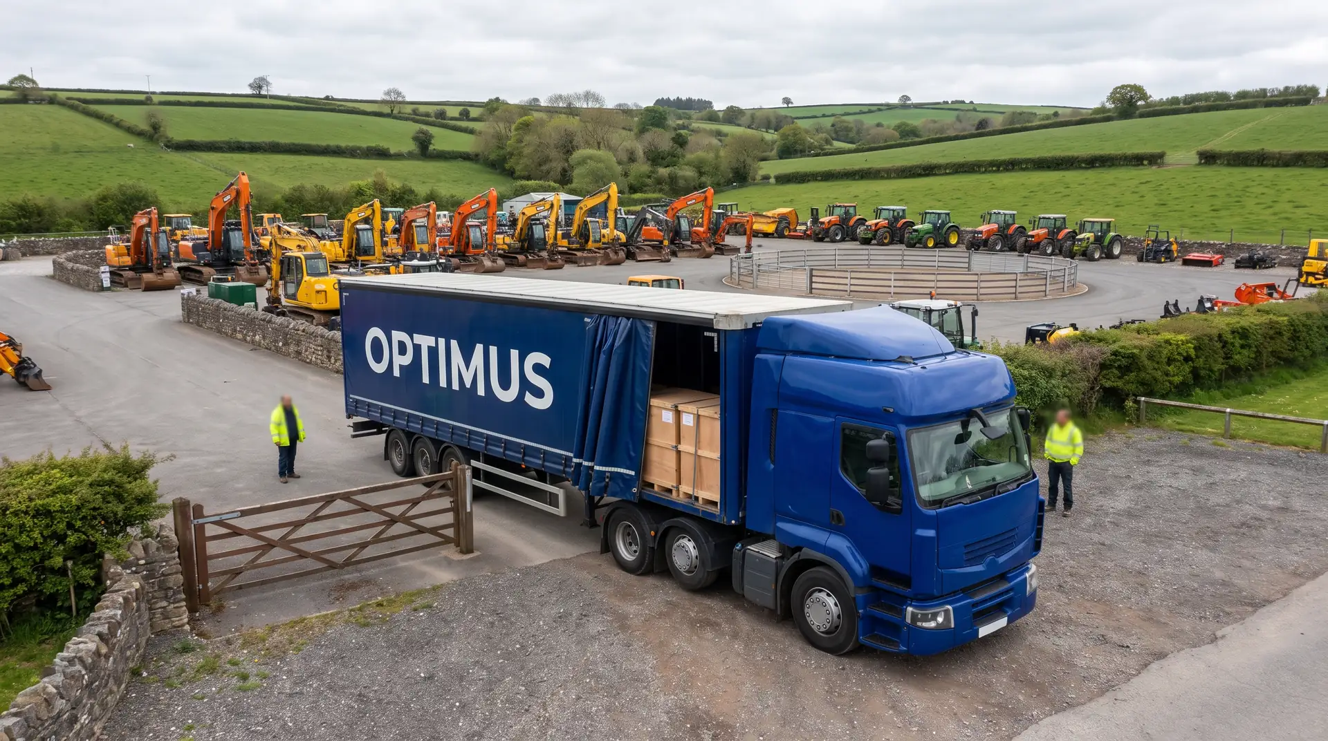 Brightwells at Leominster and Madley: collecting machinery and vehicles
