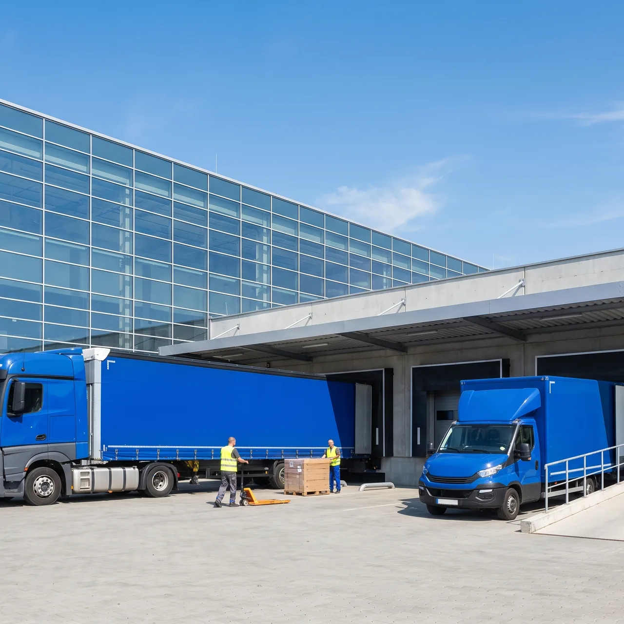 Delivery to the Kielce fair and warehouse base