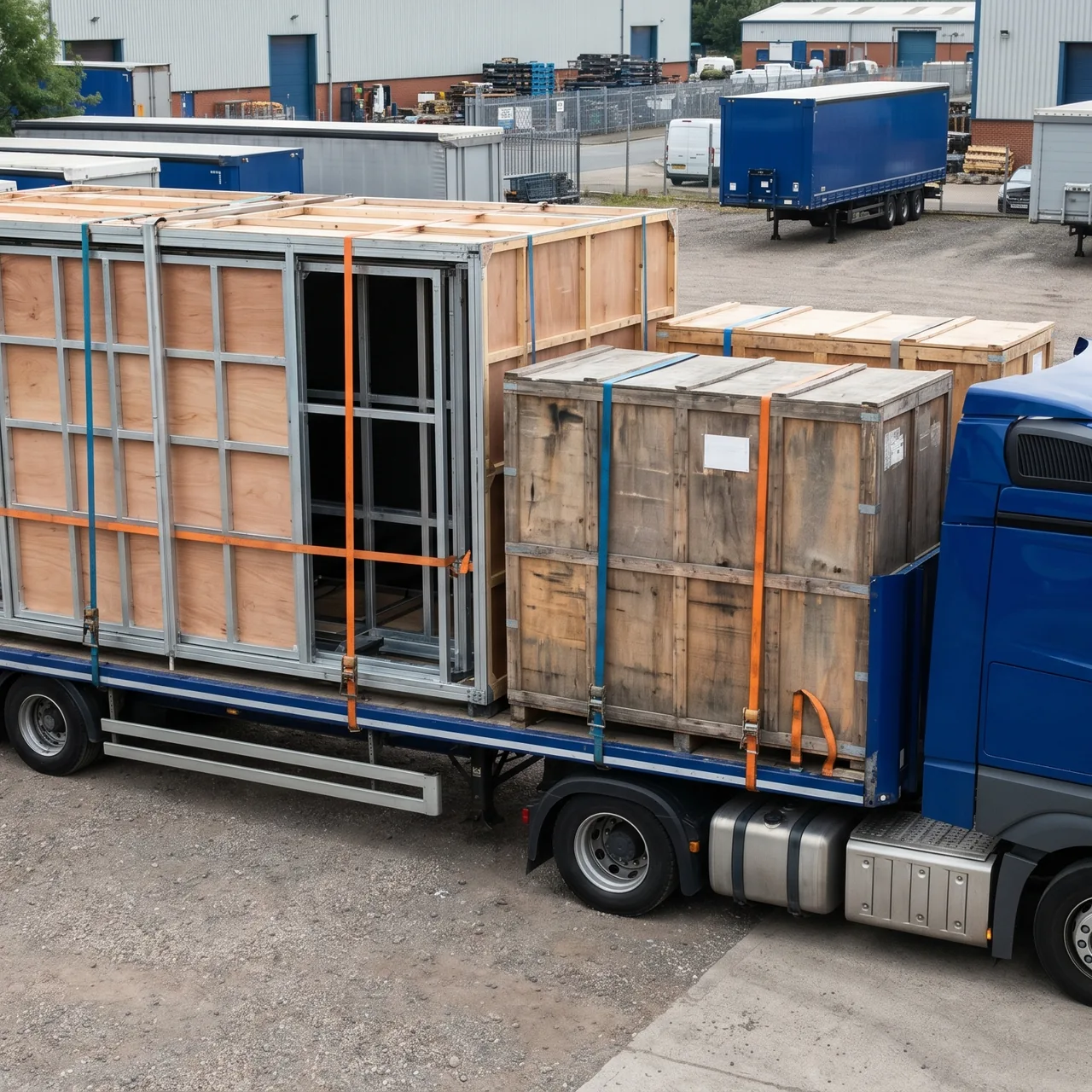 Transport of exhibition stands