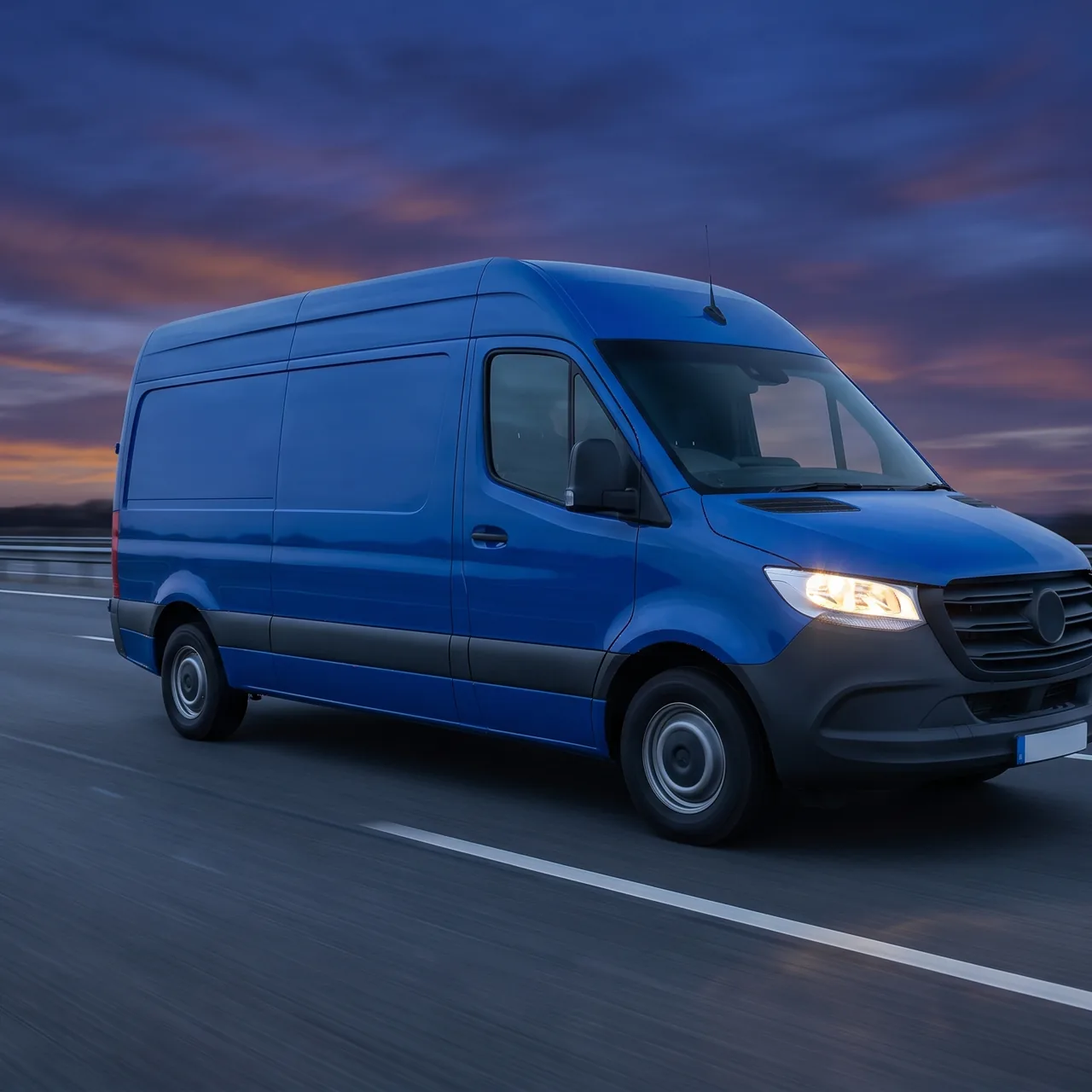 Express van transport to the UK