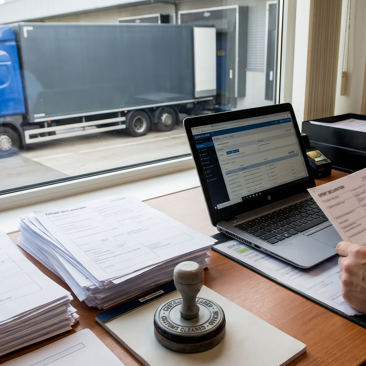 EU export clearance step by step