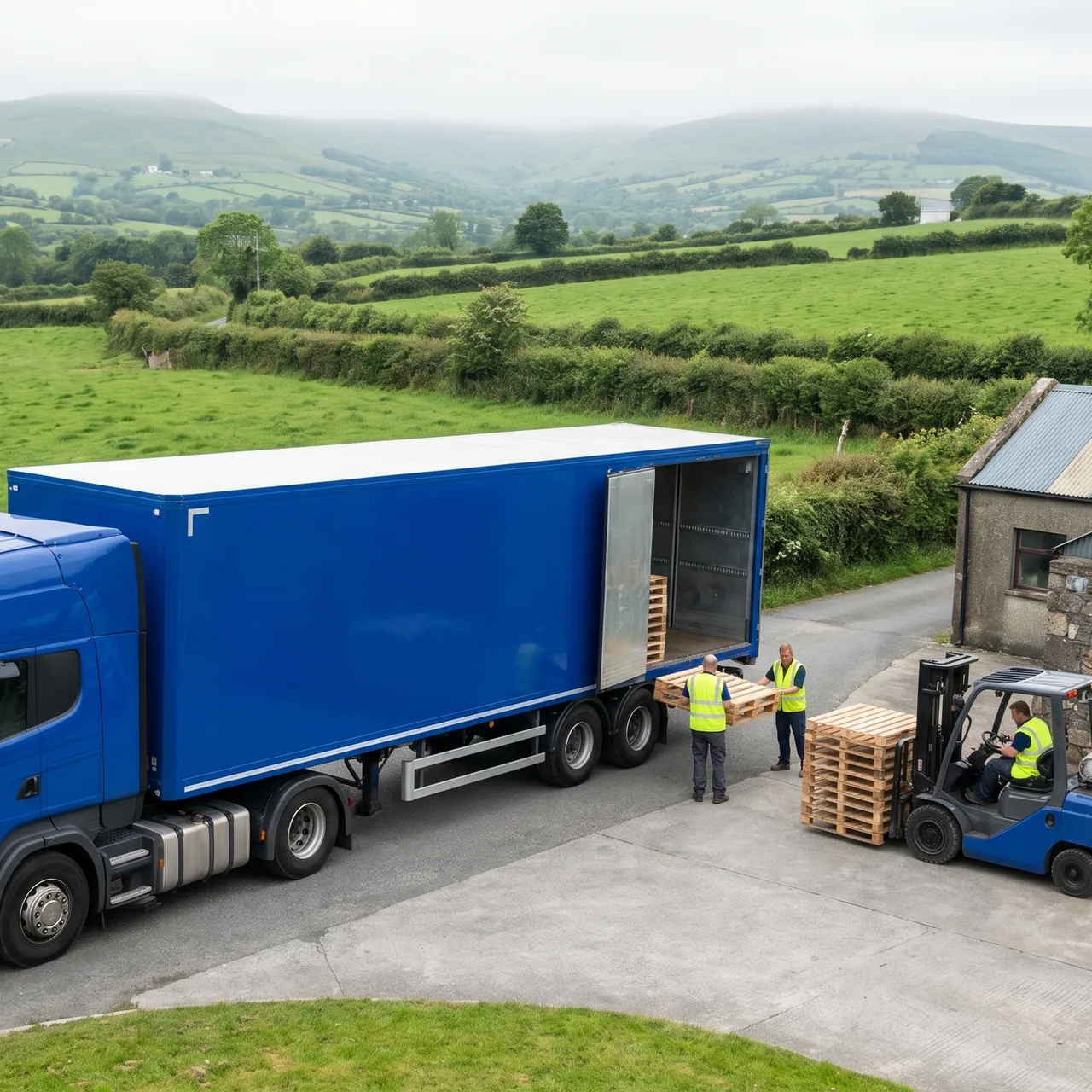 Returns from Ireland to Poland and backloads