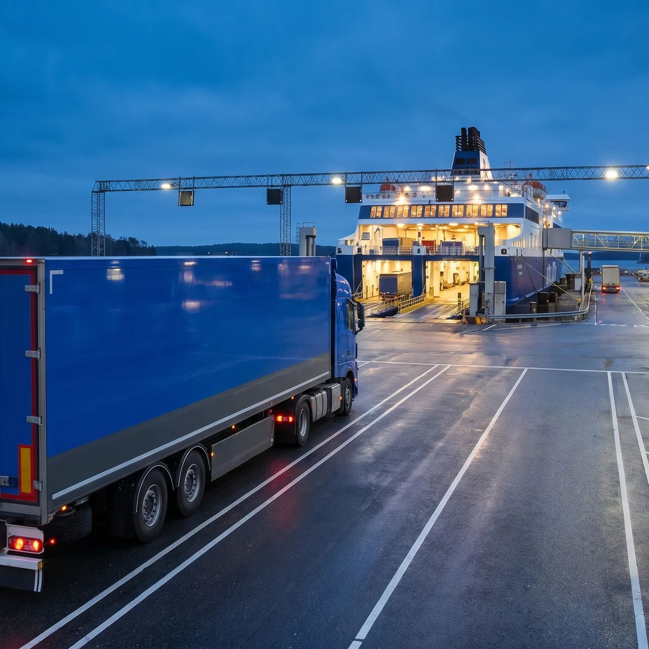 Direct transport vs the land bridge to Ireland