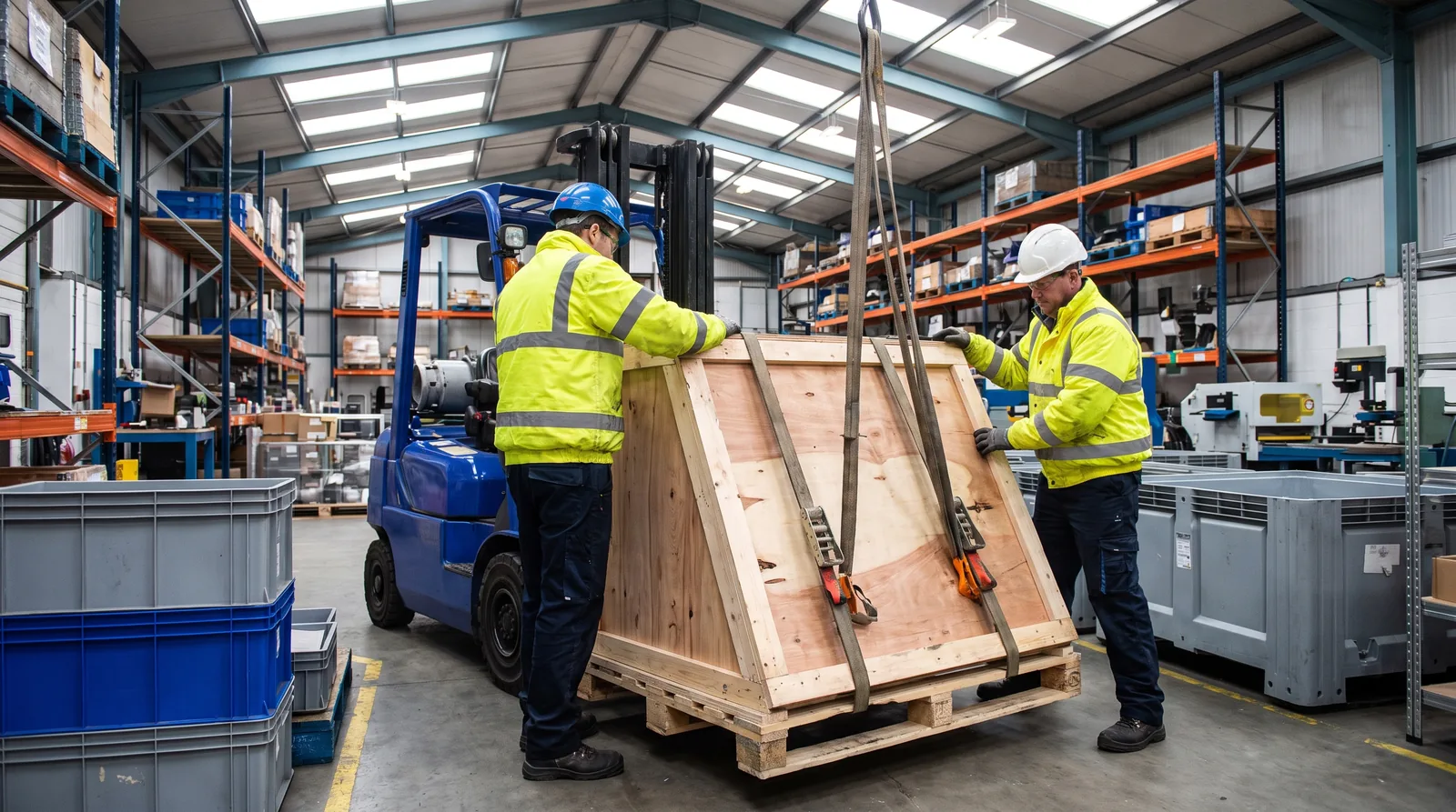 Handling unusual and non-standard freight in a UK warehouse