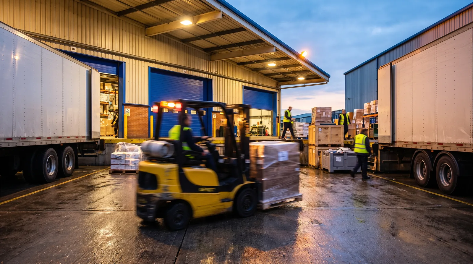 Emergency cross-docking (rapid load transfer, UK)