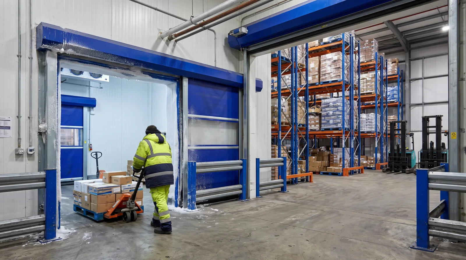 Multi-temperature storage: ambient, chilled and frozen, UK