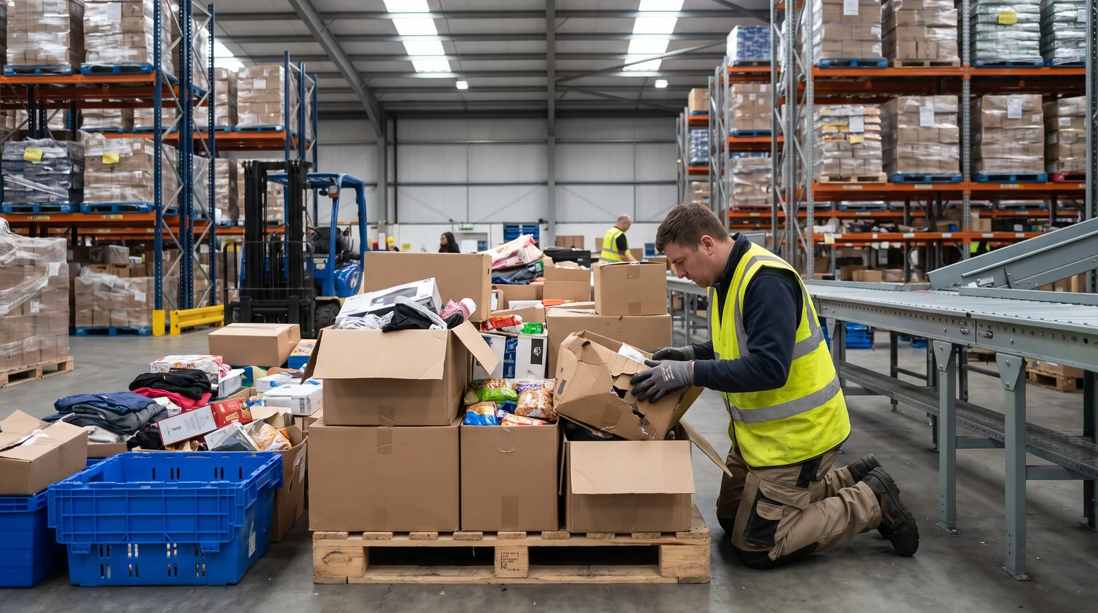 Distressed load management and rejected supermarket loads, recovery in the UK