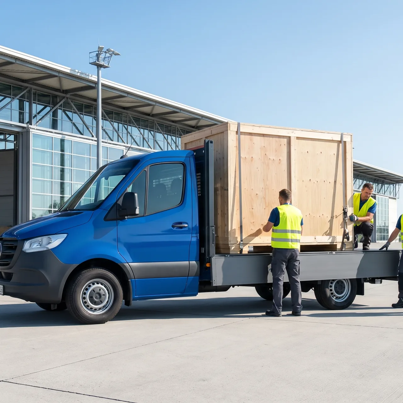 Transport to Farnborough International, heavy exhibits and ATA