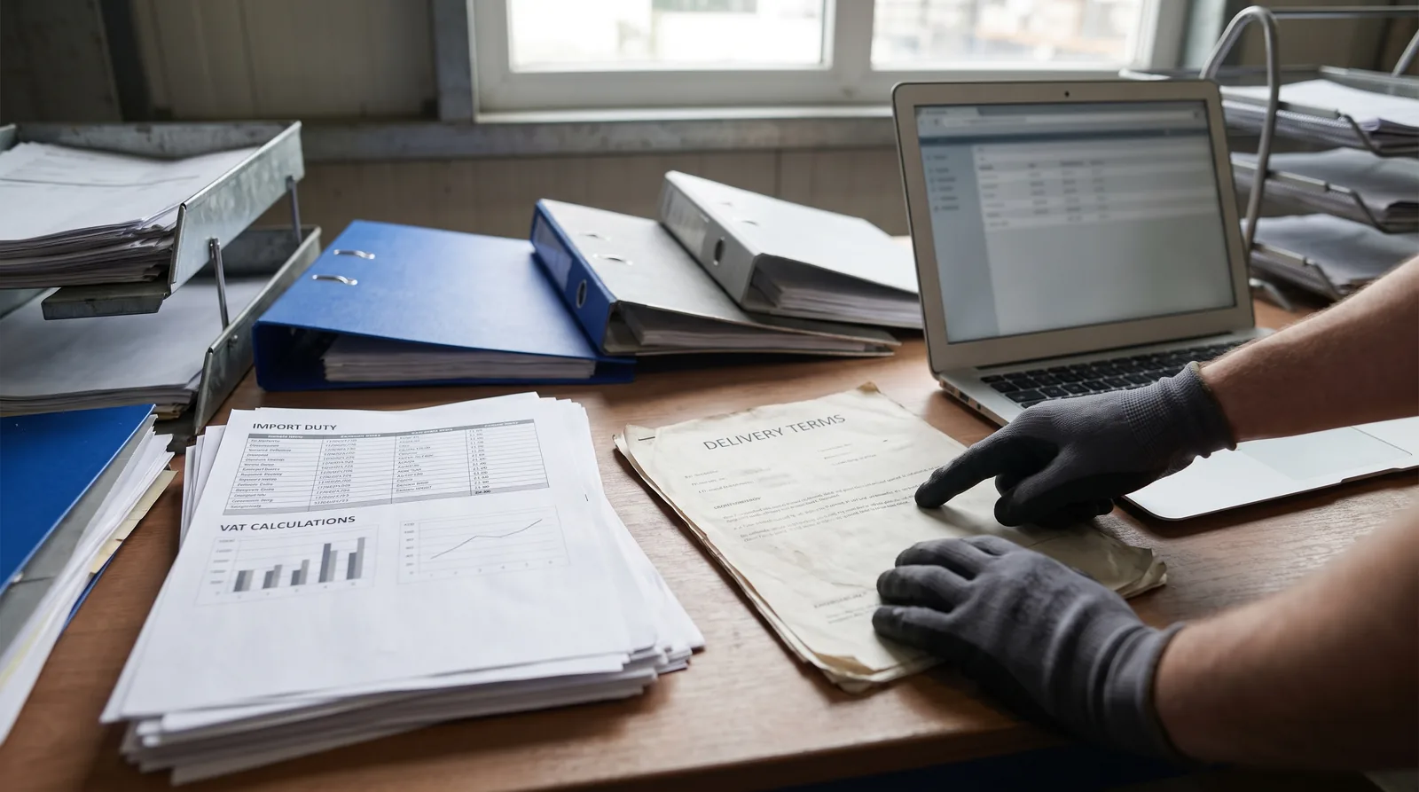 Who pays customs duty and VAT when importing from Poland to the UK