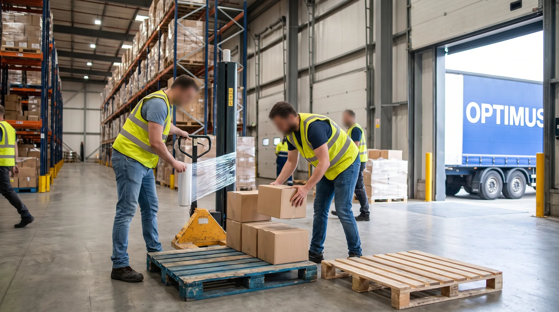 Cross dock and repack at the hub: what happens to a pallet before the UK leg