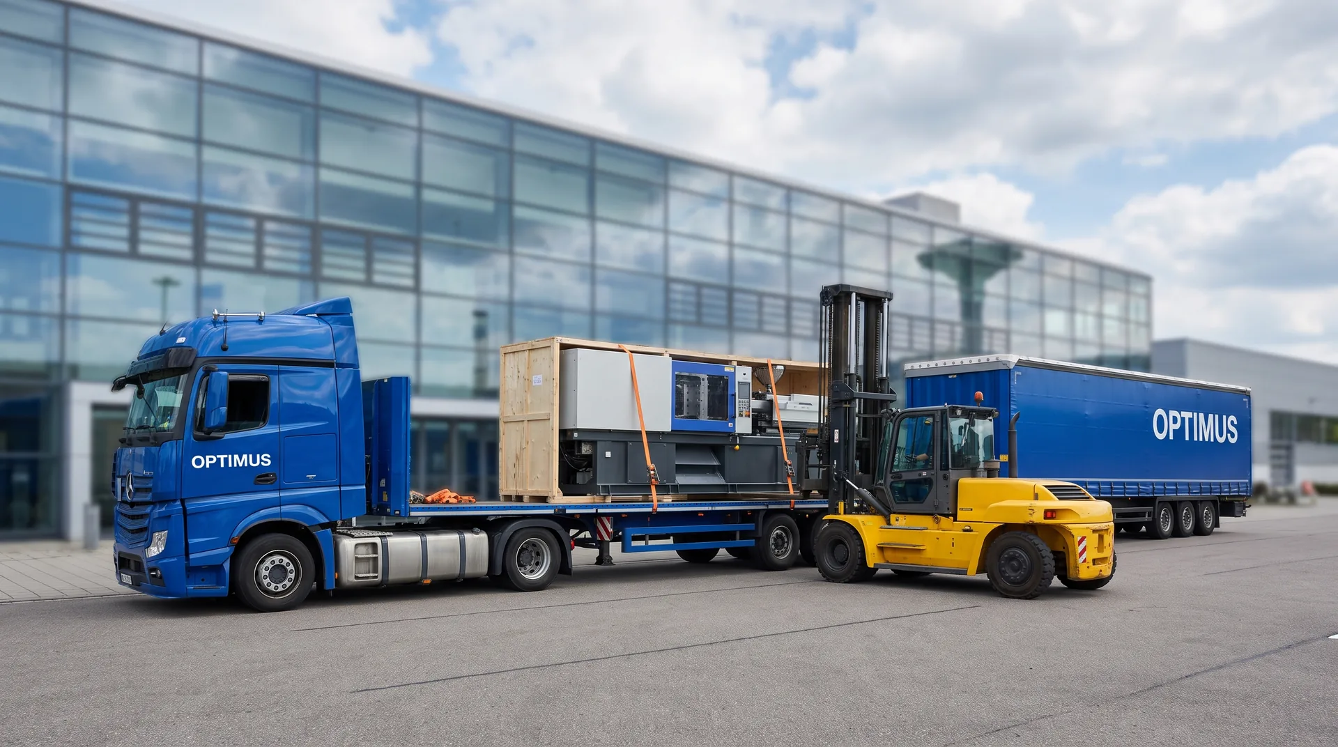 Machinery transport to PLASTPOL Kielce