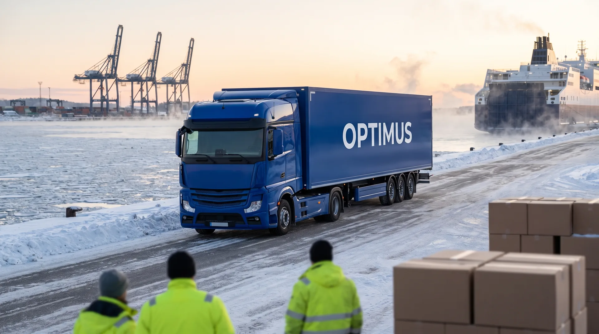 Finland-UK transport: time, routing and costs via a Polish hub