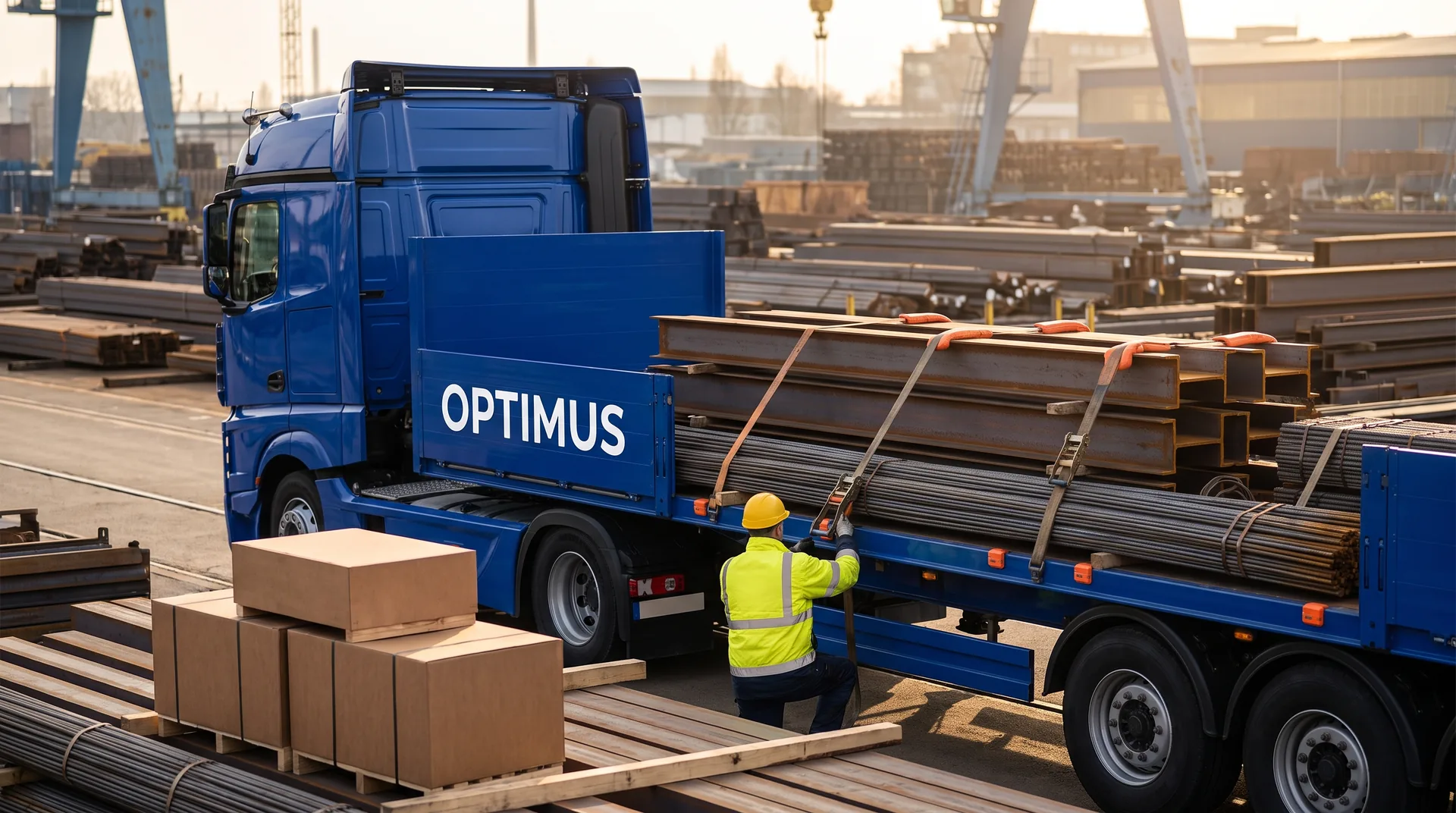 Metal products and steel to the UK: securing, weight and long pieces