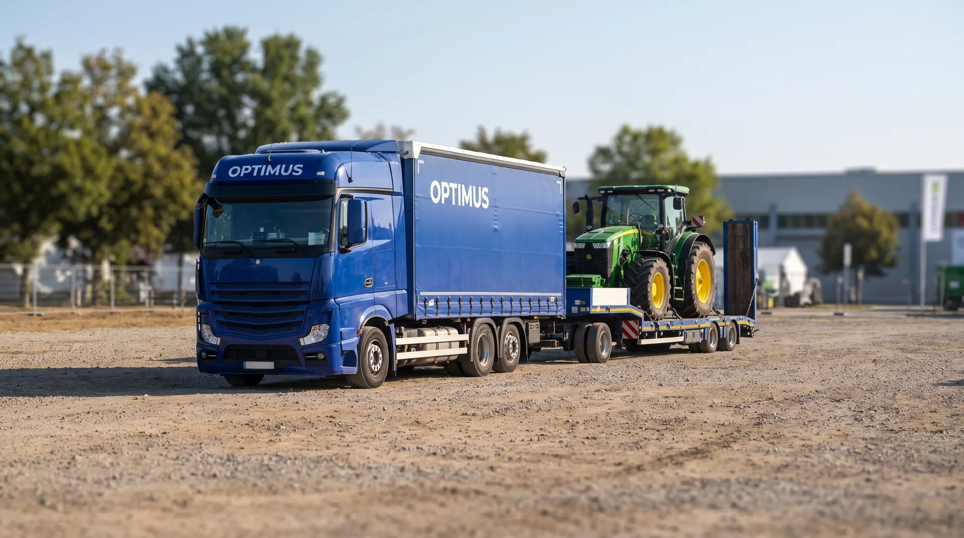 Farm machinery transport to AGROTECH Kielce