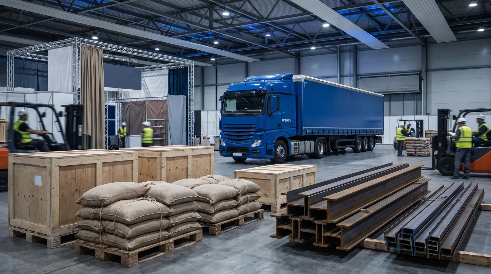 Transport to UK Construction Week: machinery and materials from Poland