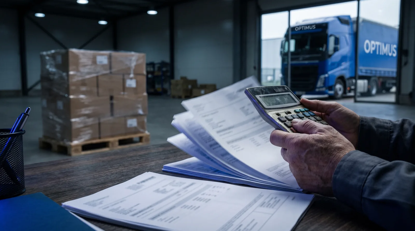 How much does pallet transport to England cost: what builds the price