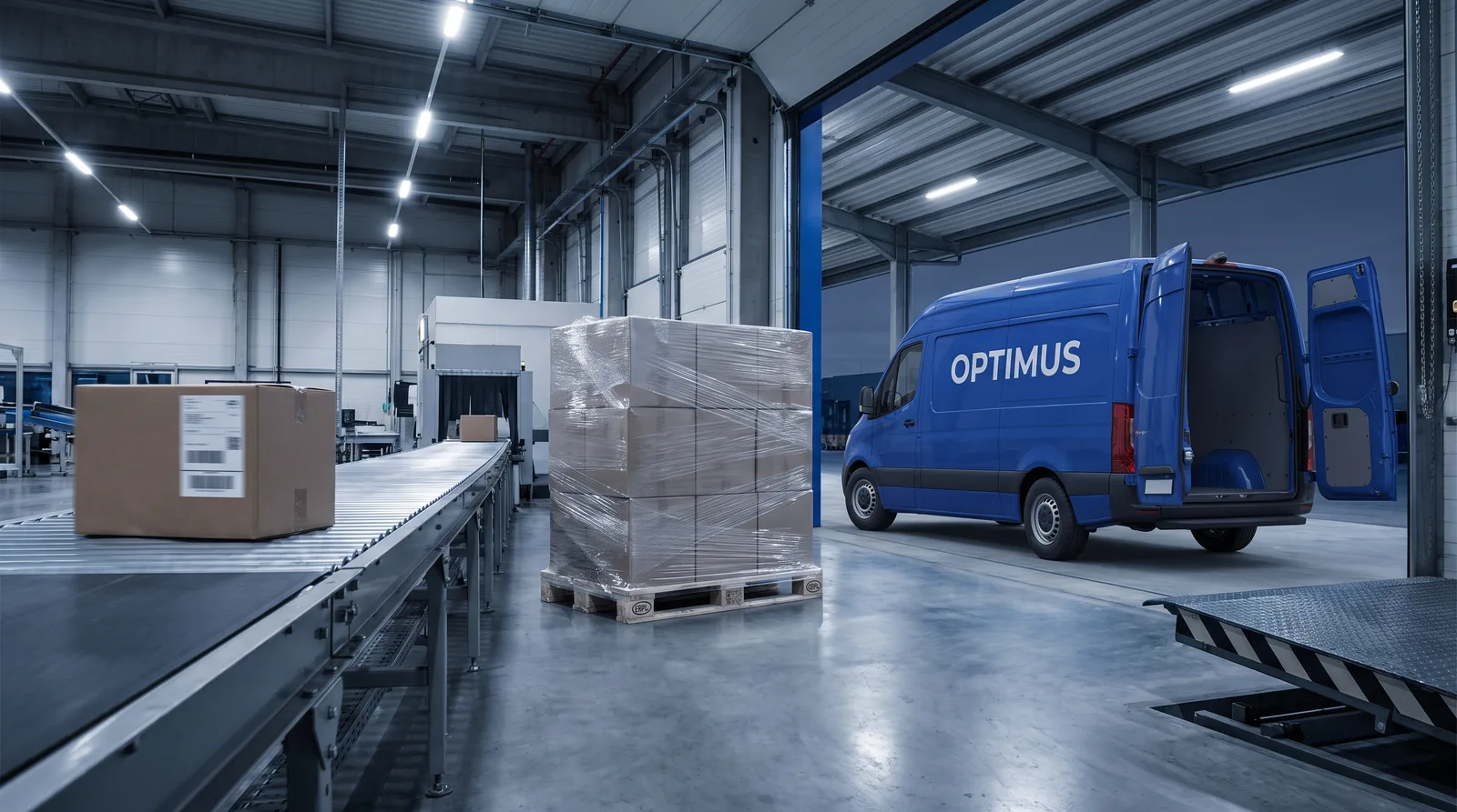 Pallet courier, groupage or dedicated transport to the UK