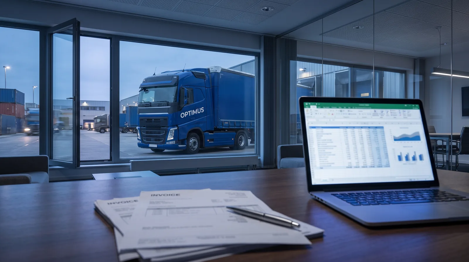 VAT on an international transport invoice: 0%, outside scope or 23%