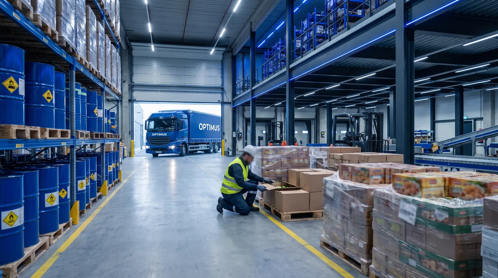 Odour contamination and cargo neighbourhoods in a groupage vehicle