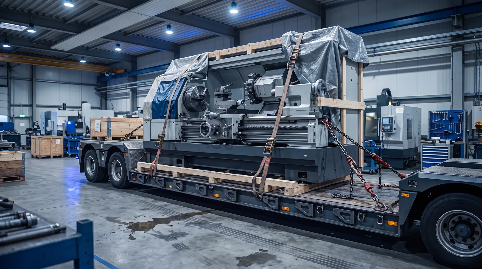 Machinery, production lines and relocations